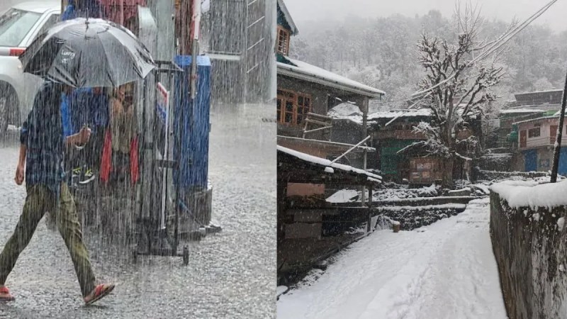 In Uttarakhand, there is a warning of bad weather from tonight and heavy rain and snowfall from February 1 to 3
