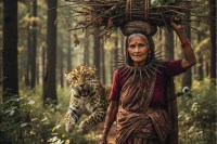 In Uttarakhand, women will be given thorny neckbands to wear for protection against tigers and leopards