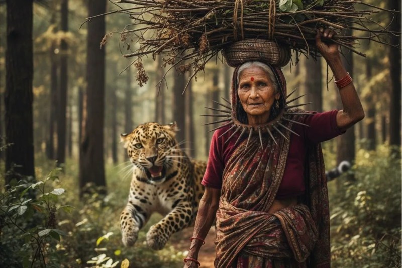 In Uttarakhand, women will be given thorny neckbands to wear for protection against tigers and leopards