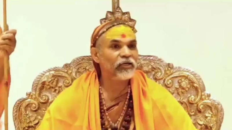 अविमुक्तेश्वरनंद सरस्वती, फोटो सोर्स- X वीडियो ग्रैब