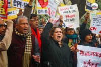 US action against Venezuela, Protest in Delhi against US attack, Indian political parties protest Venezuela,