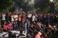 JNU Campus Protest