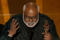 MM Keeravani accept the Best Original Song