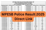 MPESB Police Result 2025 Direct Link