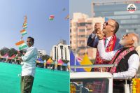PM Modi and German Chancellor Fabric Merge flown Udaipur Train Kite Abdul Qadir artwork received praise
