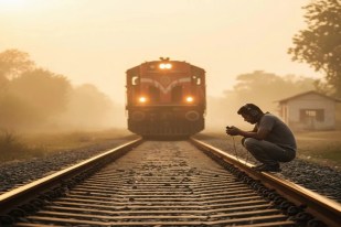 छत्तीसगढ़ में रेलवे विकास को रफ्तार। फोटो सोर्स-AI