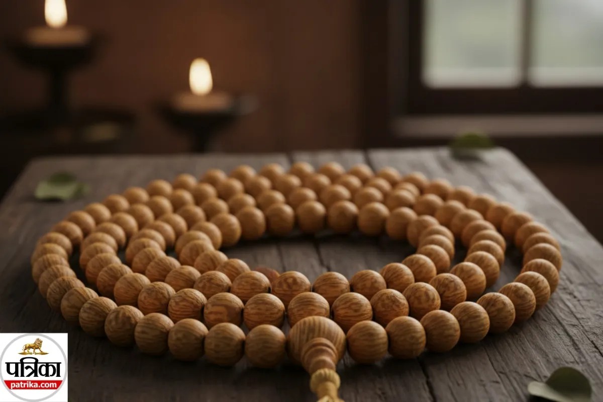 तुलसी माला (PC: GEMINI GENERATED)