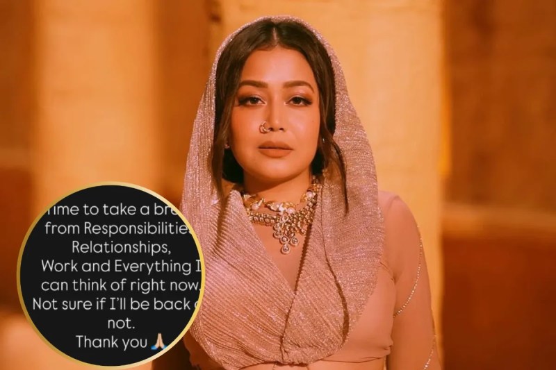 Neha Kakkar Announces Break From Work And Relationships