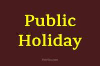 public holiday