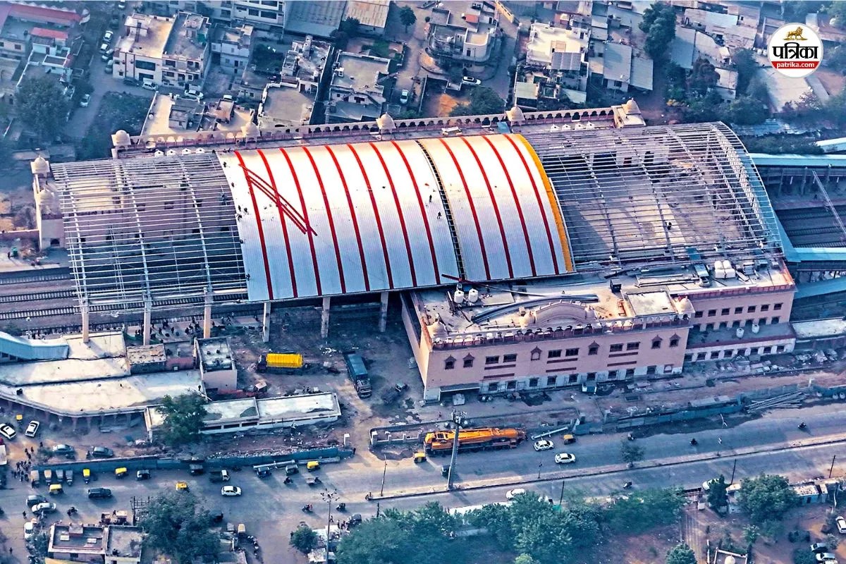 Railways two big gifts Jaipur rail passengers on Holi Gandhinagar station and Jaipur Junction get a new look These facilities available