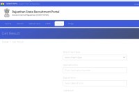 Rajasthan 4th Grade Score card