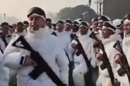 Indian army Republic Day parade rehearsal Video viral in Delhi