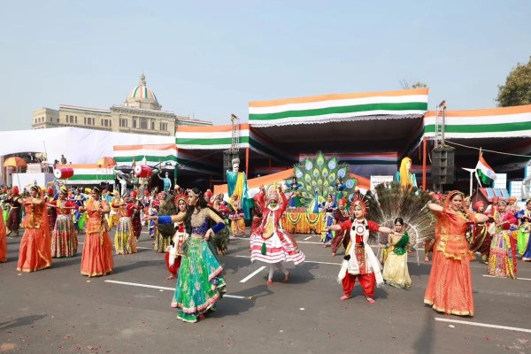  लखनऊ में मनाया गया 77वां गणतंत्र दिवस समारोह
