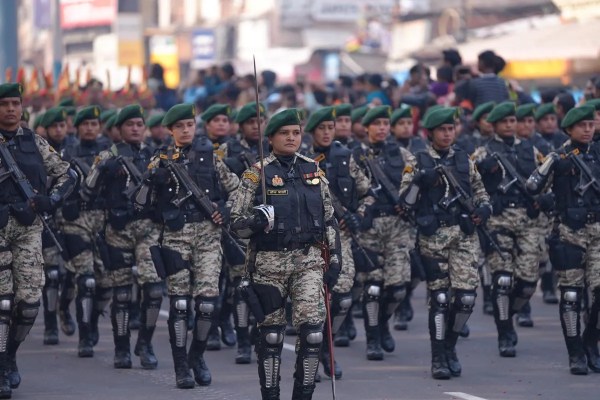  लखनऊ में मनाया गया 77वां गणतंत्र दिवस समारोह
