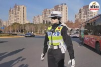 Robot Traffic Police in China