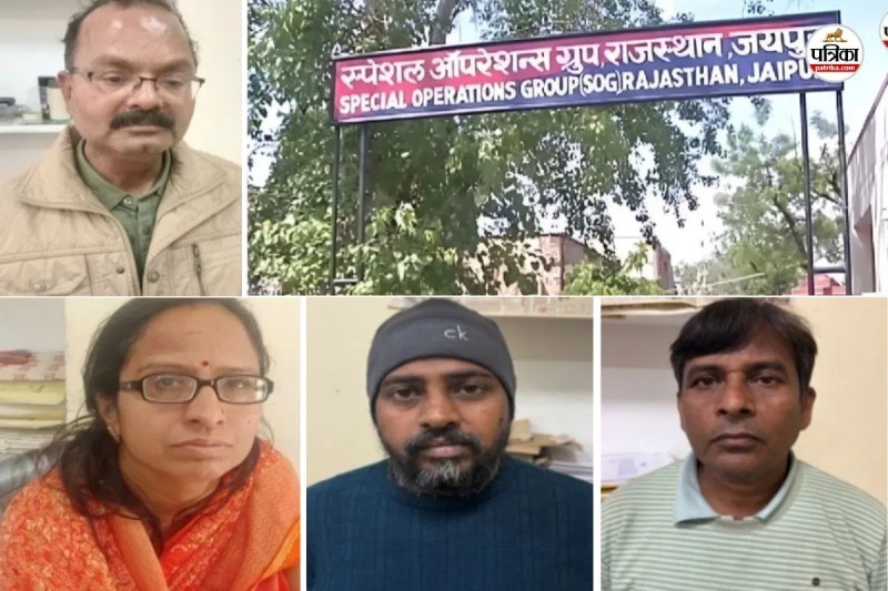 Rajasthan Staff Selection Board office CCTV cameras everywhere scam carried out SOG investigation