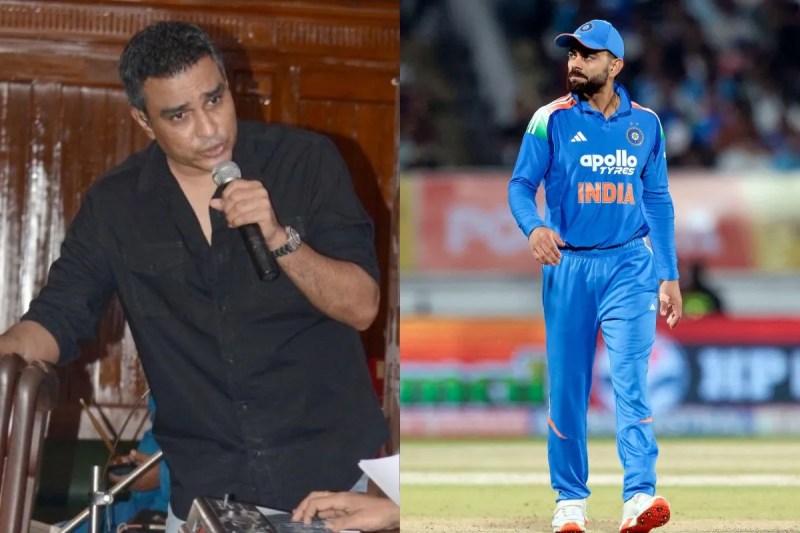 संजय मांजरेकर और विराट कोहली (फोटो- IANS)