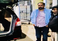 Liquor smuggling in car