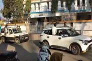 Stunt in car