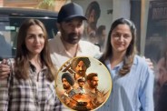 Esha Deol With Sunny Deol Watching Border 2