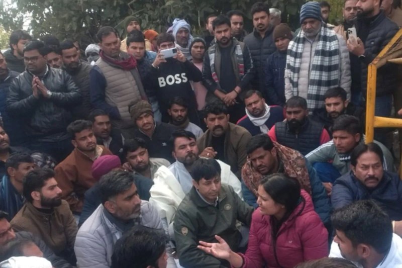 dalit daughter kidnapped mother murdered mla atul pradhan staged protest area turned into cantonment