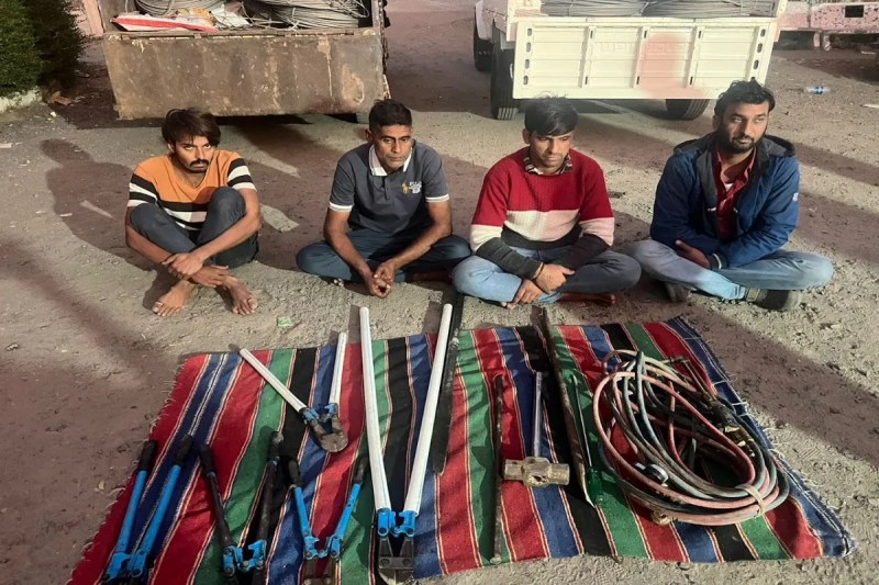 Viramgam Electric cable theft gang