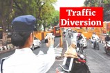 mp news indore khandwa road traffic diversion radhaswami satsang