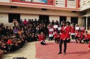 गांधी पुण्यतिथि पर नवोदय विद्यालय के विद्यार्थियों ने दिया नशा मुक्ति का संदेश