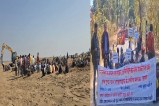 CG News:अवैध रेत खनन को लेकर महानदी में ग्रामीणों का प्रदर्शन, इधर बिजली की मांग को लेकर नेशनल हाइवे-130 जाम