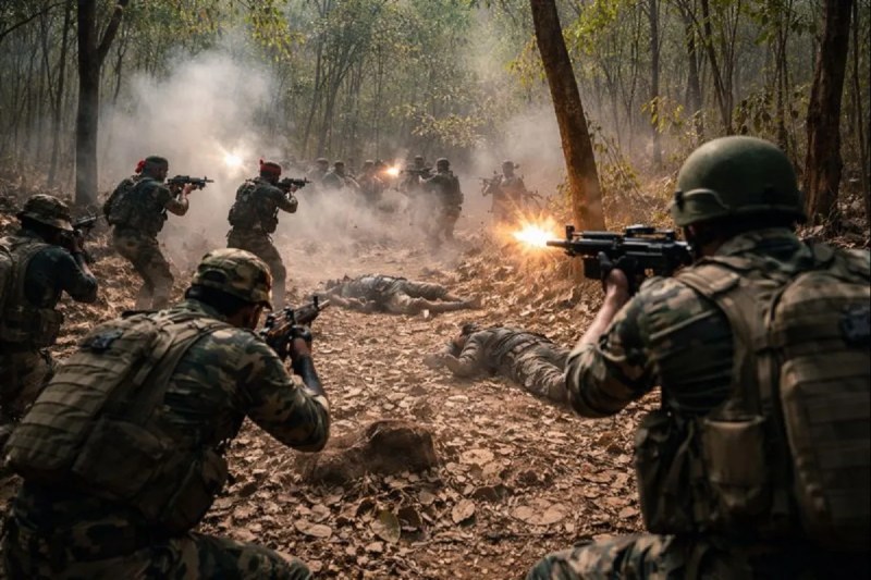 CG News: बीजापुर में सुबह से मुठभेड़ जारी, 5 नक्सली ढेर, दोनों तरफ से गोलीबारी जारी