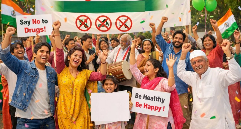 Drug free campaign People in 200 villages of NCR have given up