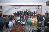 हनुमानगढ़ में राजस्थान इरीगेशन मिनिस्ट्रियल स्टॉफ एसोसिएशन के तत्वावधान में आयोजित कार्यक्रम में सम्मानित अधिकारी व कर्मचारी।