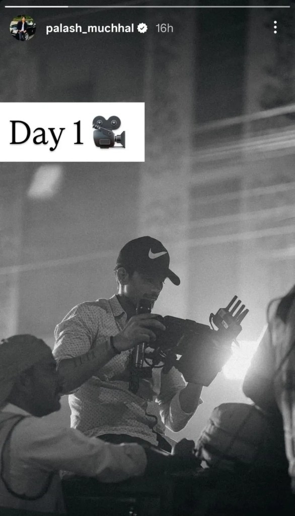 Palash Muchhal Start New Movie Shooting