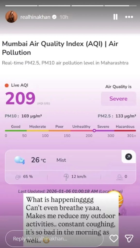 Hina Khan Instagram Post