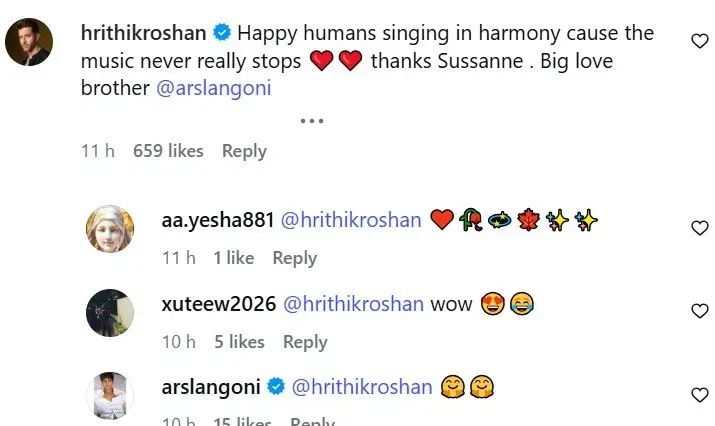 Sussanne Khan Post On Hrithik Roshan and His girlfriend