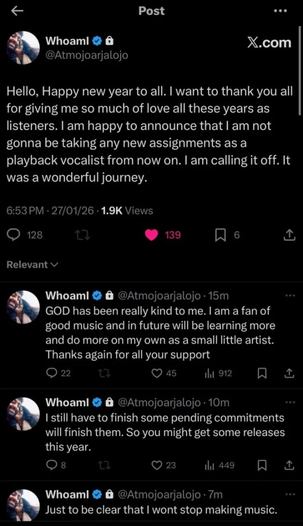 Arijit Singh Retirement Reason Revealed