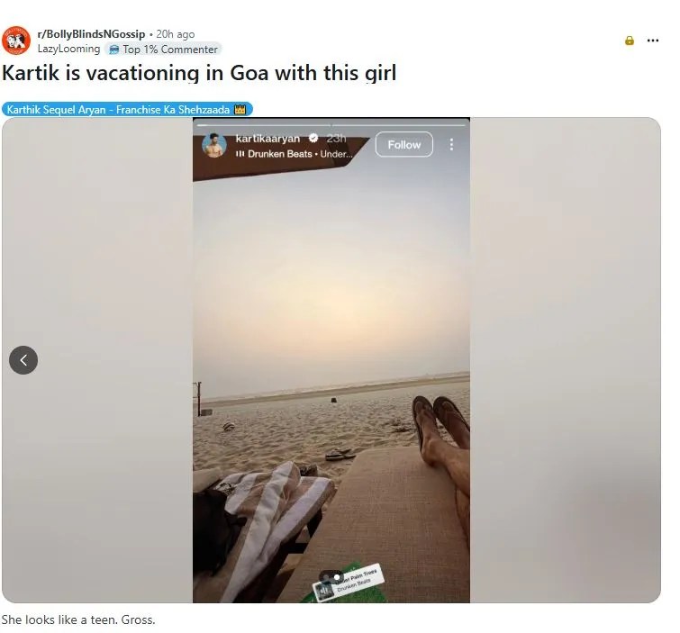 Kartik Aaryan Mystery Girl