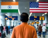 Indian man returns from USA
