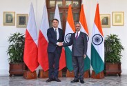 Norwegian Deputy PM and FM Radoslaw Sikorski with Indian EAM S. Jaishankar
