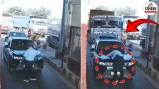 jhansi toll plaza dumper accident news