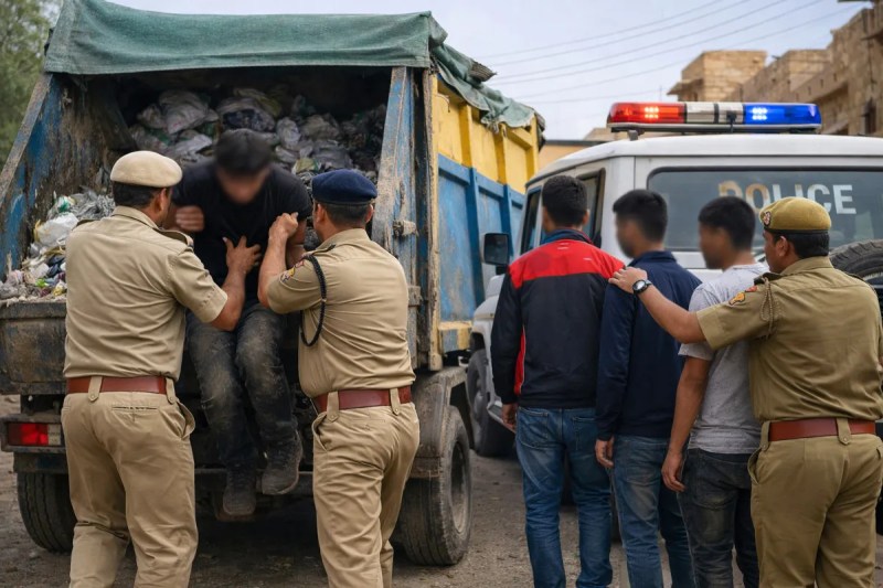 kidnapping, kidnapping in Jaisalmer, school student kidnapped, school student kidnapped in Rajasthan, school student kidnapped in Jaisalmer, school student kidnapped in garbage truck, Jaisalmer news, Rajasthan news, अपहरण, अपहरण इन जैसलमेर, स्कूली छात्र का अपहरण, स्कूली छात्र का अपहरण इन राजस्थान, स्कूली छात्र का अपहरण इन जैसलमेर, कचरा गाड़ी में स्कूली छात्र का अपहरण, जैसलमेर न्यूज, राजस्थान न्यूज