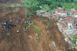 Landslide in Indonesia