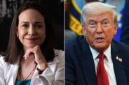 Maria Corina Machado and Donald Trump
