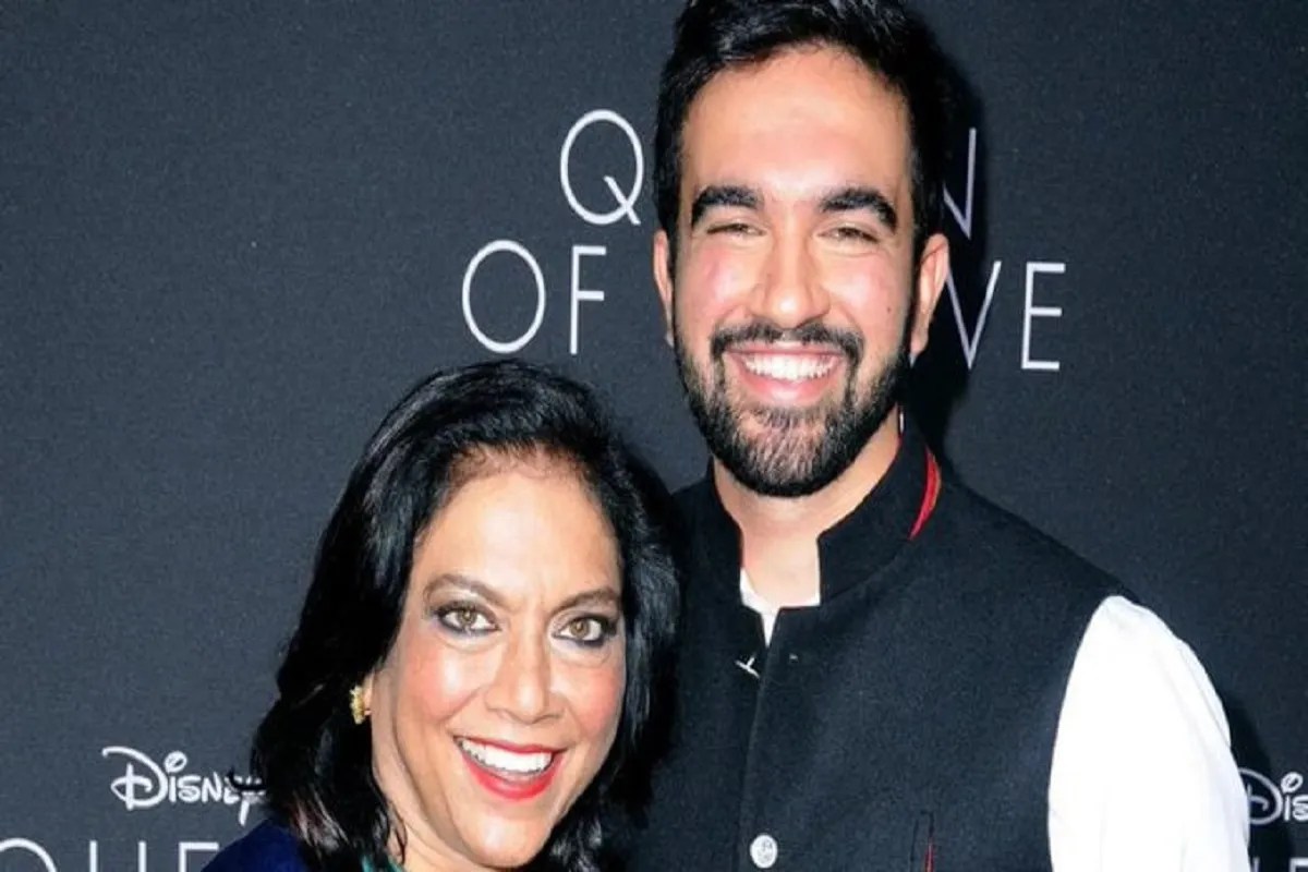 Zohran Mamdani and his mother Mira Nair