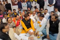 PCC Chief Jitu Patwari in support of Shankaracharya Avimukteshwaranand