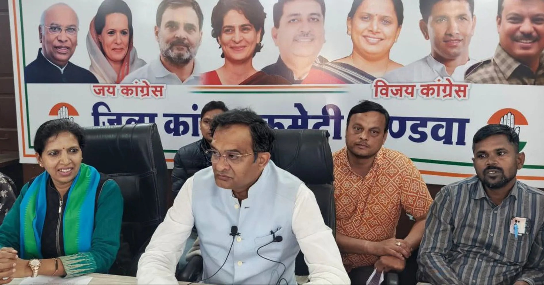 दिन दहाड़े डकैती, बेरोजगारी और जहरीले पानी पर कांग्रेस ने भाजपा को घेरा