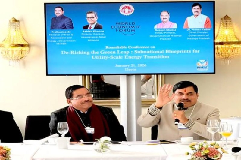 MP solar energy achievements praised at the World Economic Forum – 2026