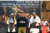 rahul gandhi and mallikarjun kharge