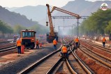 Rajasthan electric railway track