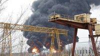 Russian oil refinery attacked by Ukraine